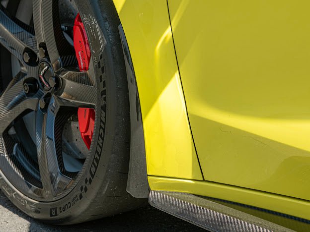 2020+ CHEVROLET CORVETTE C8 Z06 & E-RAY | CARBON FLASH XL EXTENDED FRONT SPLASH GUARD
